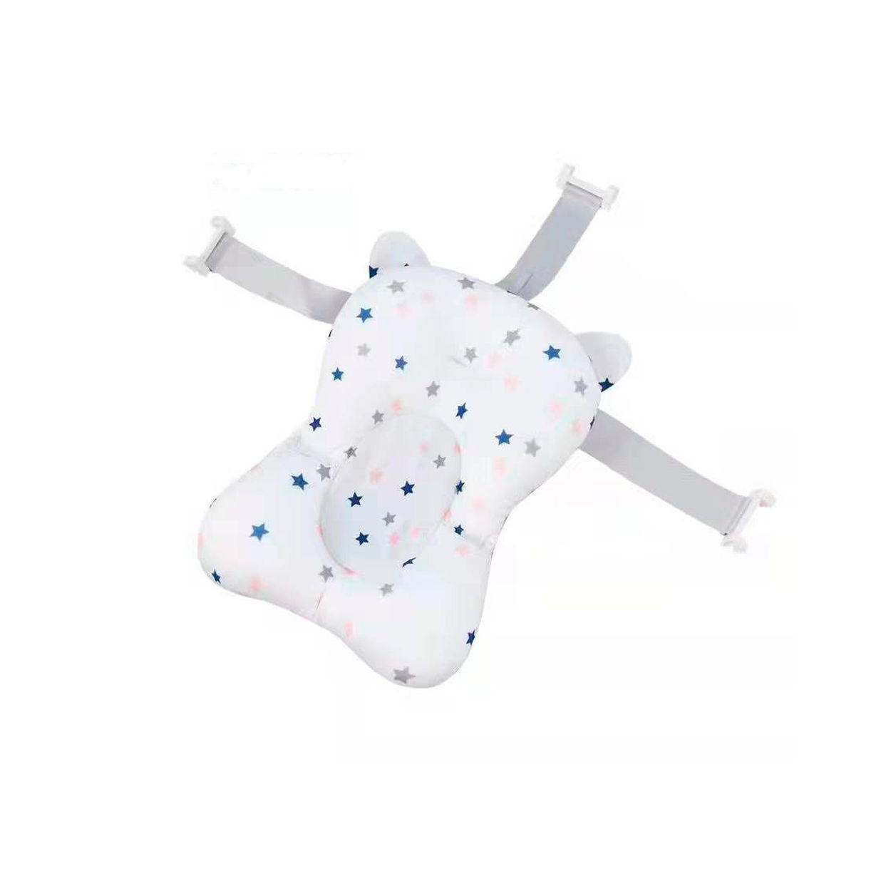 BABYBADENETZ Multi weiß Kunststoffbügel, Polyester, Baby Badenetzt und Kissen, 100% Polyester - Weiß, Textil (35/45cm) - Chipolino