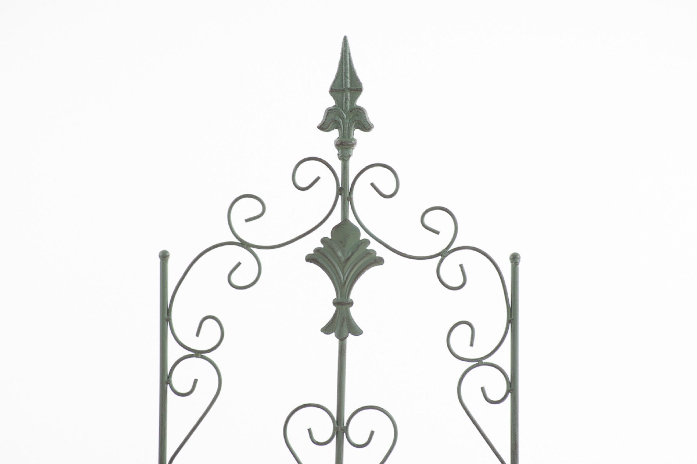 RANKGITTER Burk antik-grün - Grau, Metall (35/122/7cm) - TPFGarden
