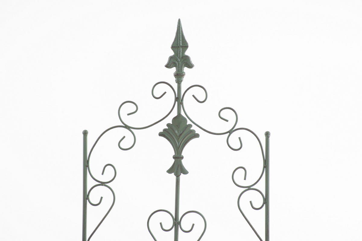 RANKGITTER Burk antik-grün - Grau, Metall (35/122/7cm) - TPFGarden