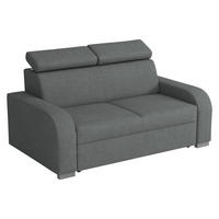 SOFA Oslo 2 - Dunkelgrau/Silberfarben, Holz/Kunststoff (170/85/100cm) - MIRJAN24