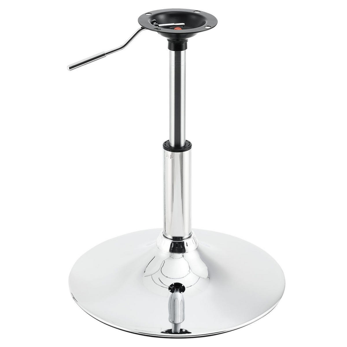 HOCKER Tonia weiß höhenverstellbar ideal für Schminktisch - Weiß, Textil (38.5/64/38.5cm) - Juskys