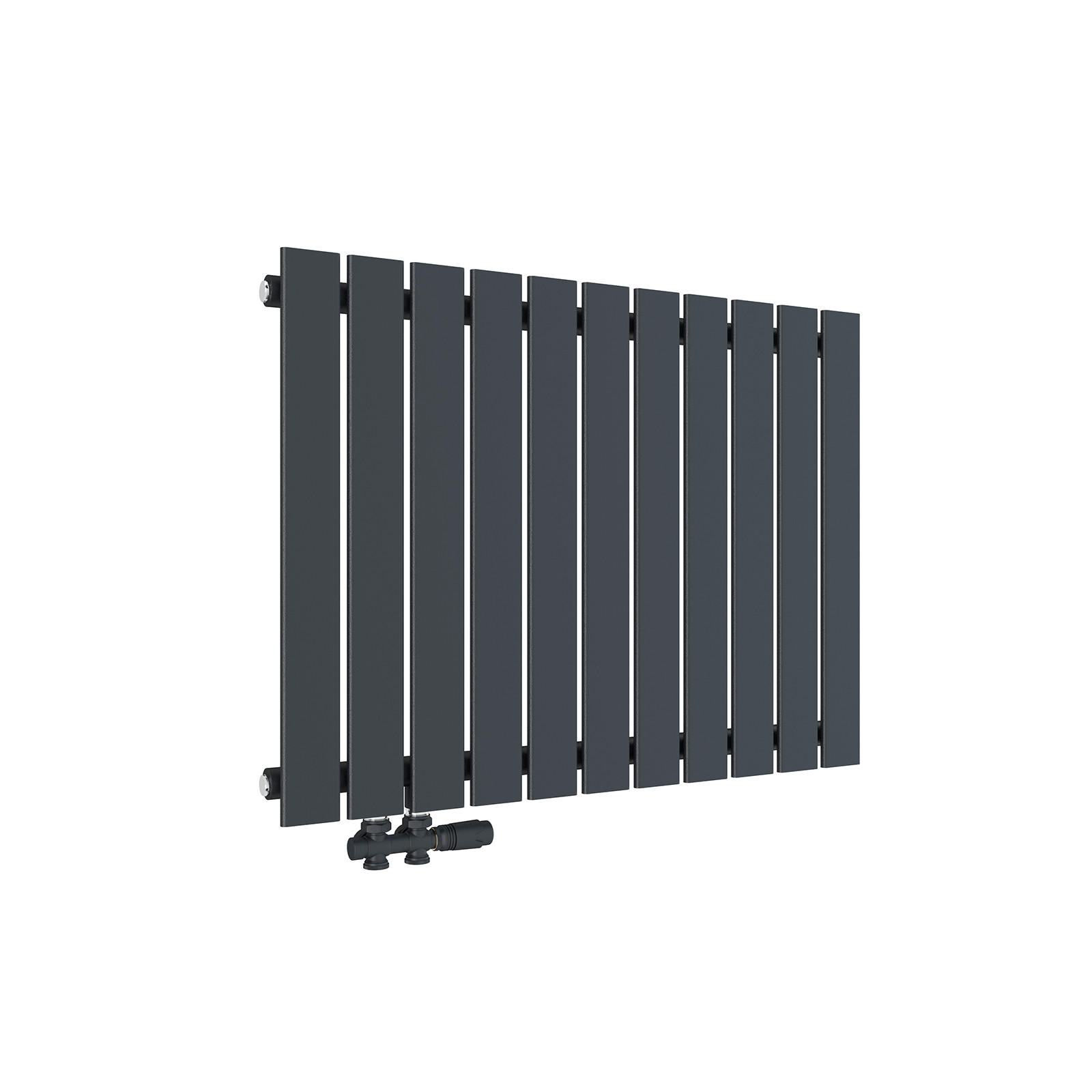 HEIZKÖRPER Flachheizkörper Anthrazit 63/85/4,9 cm - Anthrazit, Metall (85/63/4.9cm) - EMKE