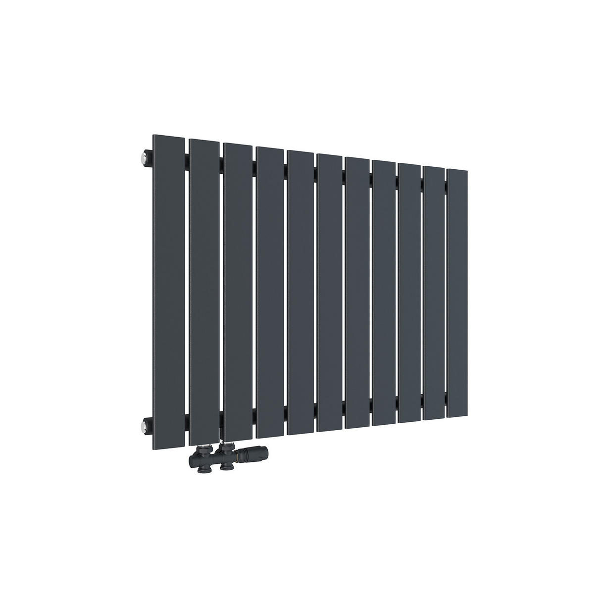 HEIZKÖRPER Flachheizkörper Anthrazit 63/85/4,9 cm - Anthrazit, Metall (85/63/4.9cm) - EMKE