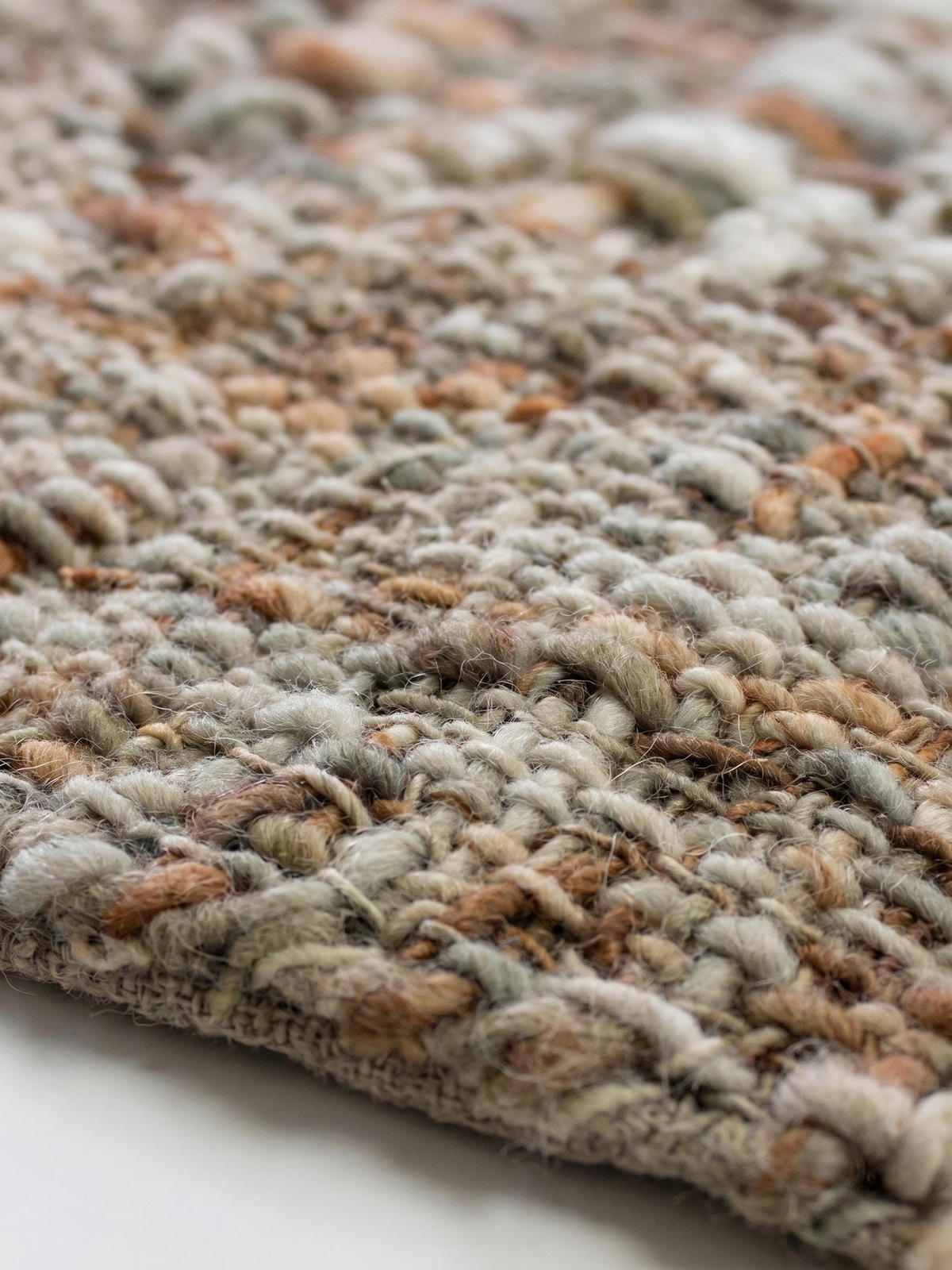 WOLLTEPPICH OTLEY, einfarbig, Terrakotta, 120 x 170 cm - Orange, Textil (170/120cm) - KADIMA DESIGN