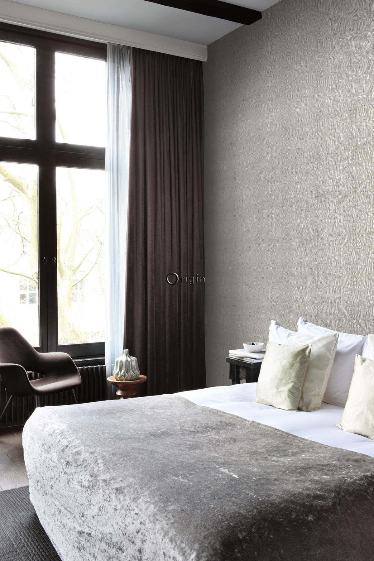TAPETE Tierhautmuster 53 cm x 10.05 m - Braun, Papier (53/1000cm) - Origin Wallcoverings