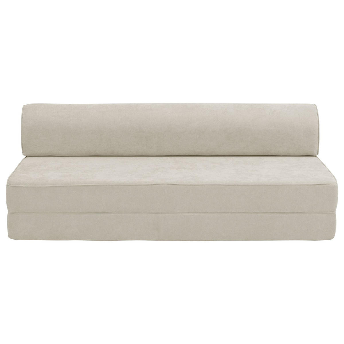 FALTSOFA Katusha Flachgewebe beige - Beige, Kunststoff (80/57/160cm) - 58aufmkessel