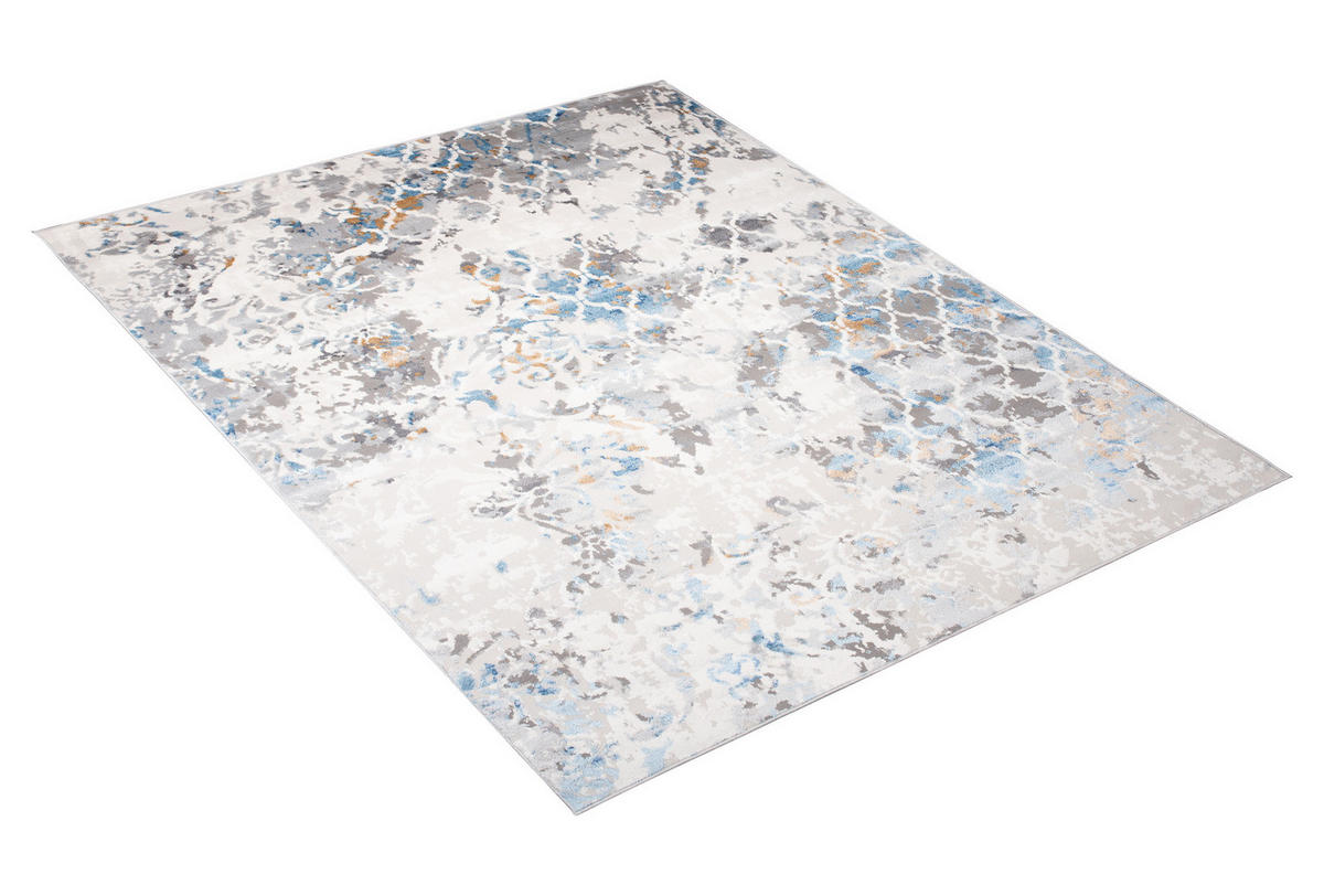 TEPPICH VALLEY Grau Blau 200/300 cm - Blau, Textil (200/300cm) - Tapiso