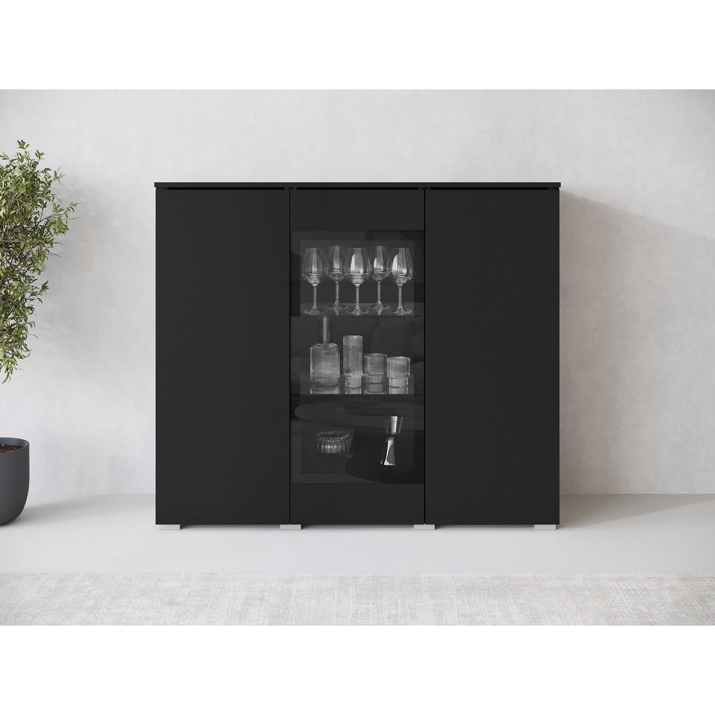 Thumbnail - Mirjan24 Kommode, Graphit, Holzwerkstoff, Rechteckig,Rechteckig, 120x104x40 cm, Wohnzimmer, Kommoden & Sideboards, Kommo...