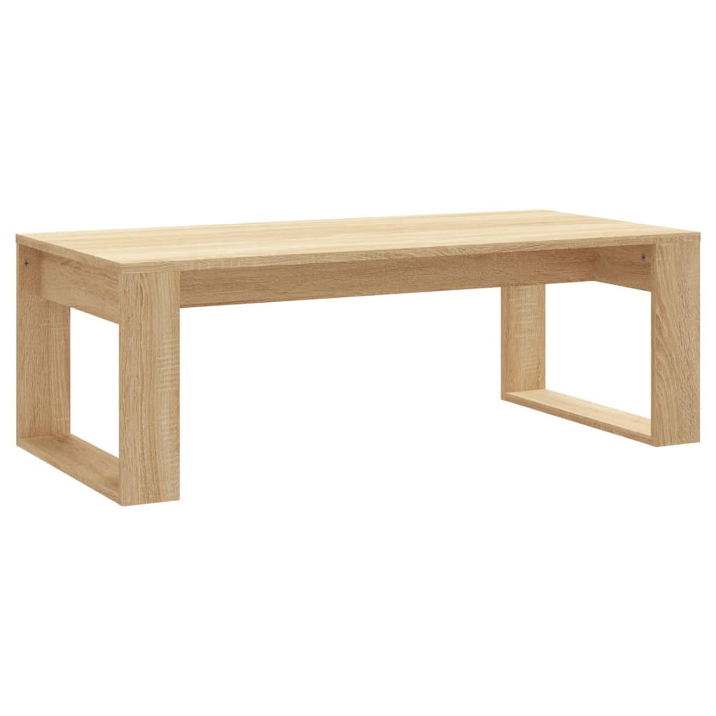 COUCHTISCH Sonoma-Eiche 102x50x35 cm Holzwerkstoff - Hellbraun, Holzwerkstoff (50/102/35cm) - furnicato