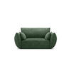 SESSEL Kaelle aus Chenille-Stoff flaschengrün - Dunkelgrün, Textil (100/85/128cm) - Micadoni