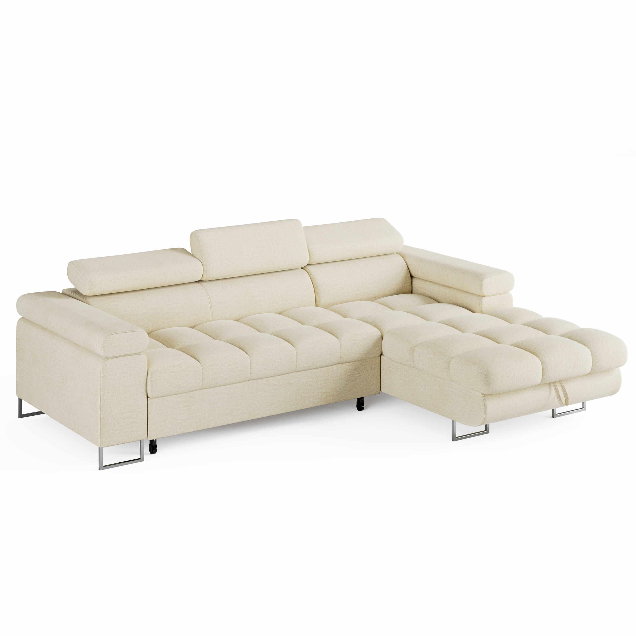 Barchello Ecksofa Creme 235x175 cm