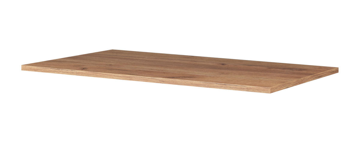 BADEZIMMERSCHRANK: Weiß / Eiche Craft, 100 (80 + 20) x 46 x 58 cm - Eichefarben/Weiß, Holzwerkstoff (100/58/46cm) - 3XE LIVING