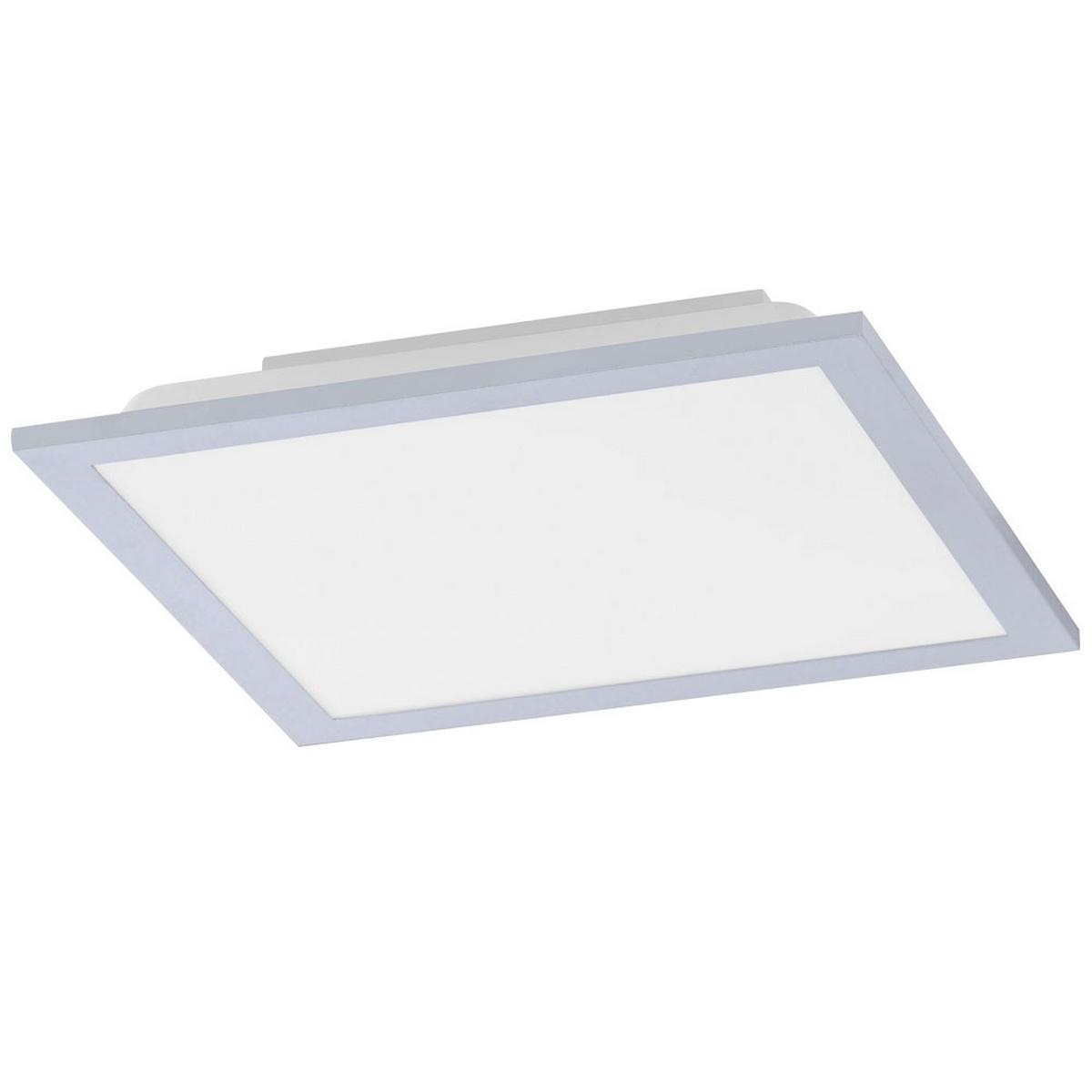 LED AUFBAU PANEL FLAT Weiß Metall Kunststoff - Weiß, Metall (29.5/29.5/6cm)