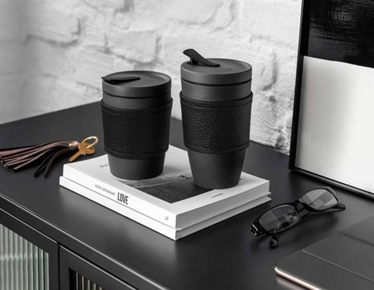 KAFFEEBECHER Coffee To Go schwarz 290 ml - Schwarz, Keramik (0.29L) - Villeroy & Boch