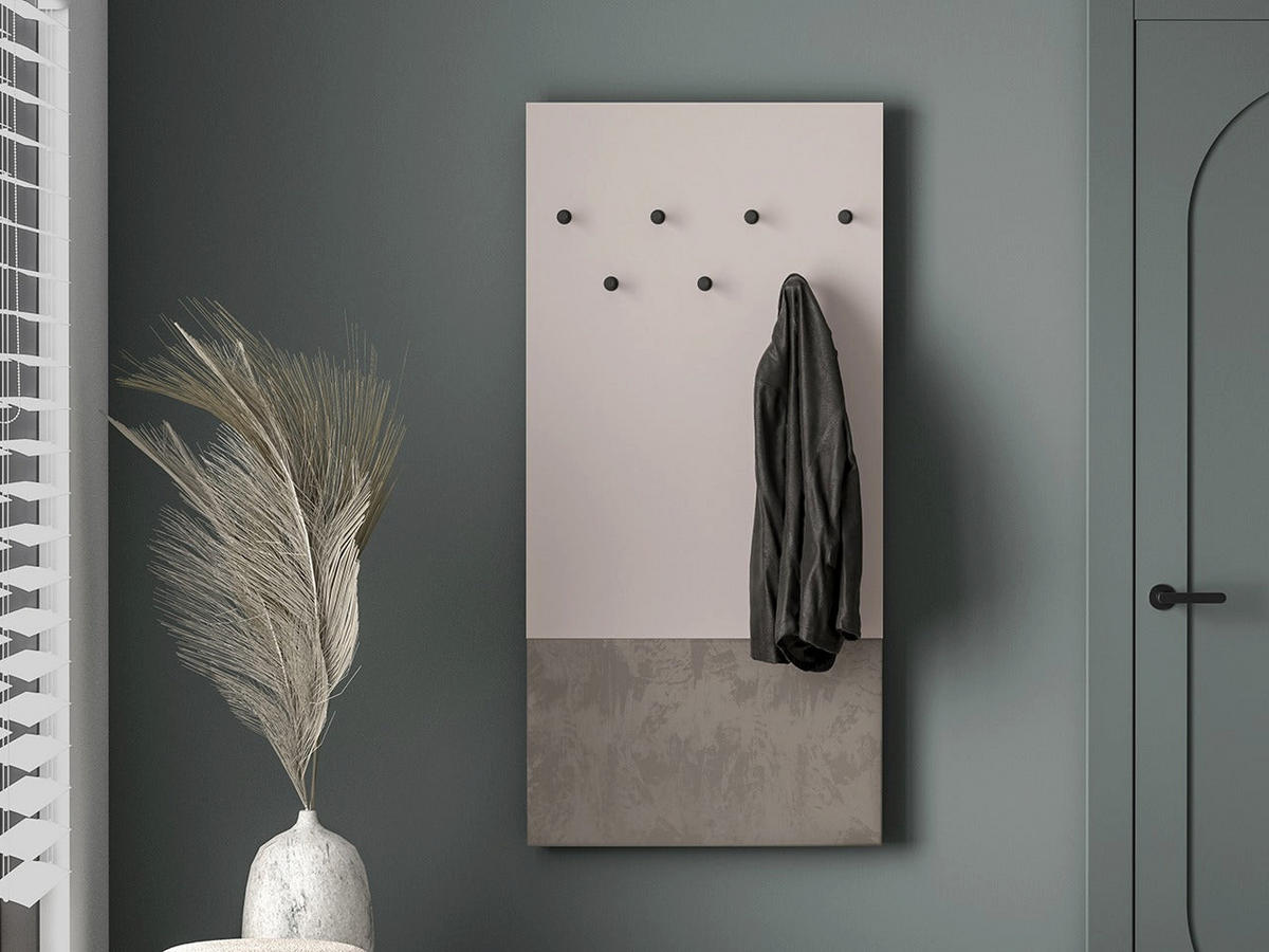 WANDGARDEROBE – VOCO 08 – 69 cm – Voco – Kaschmir / Eichefarben - Kaschmir/Eichefarben, Holzwerkstoff (69/143/6cm) - hi-markt