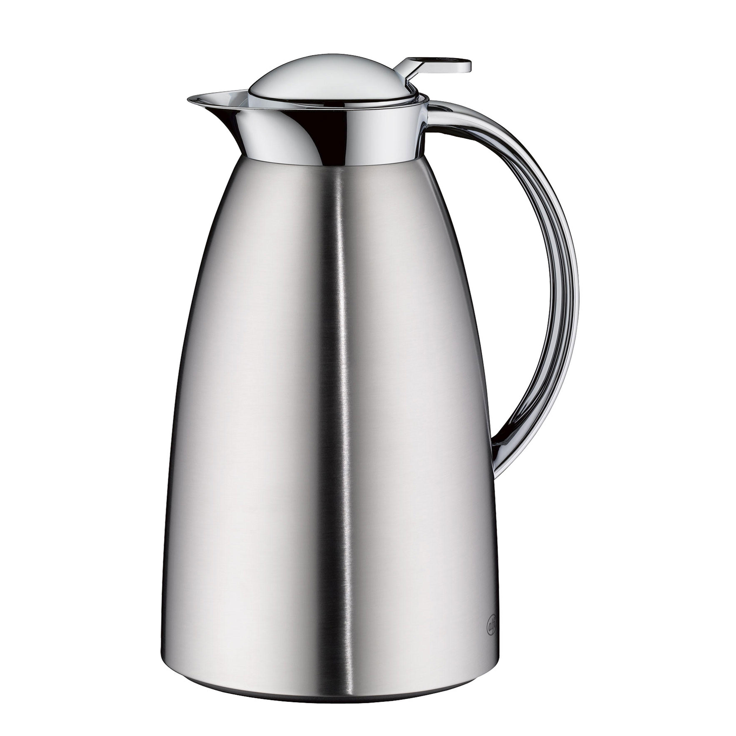 ISOLIERKANNE GUSTO stainless steel mat 1 L - Silberfarben, Metall (1L) - Alfi