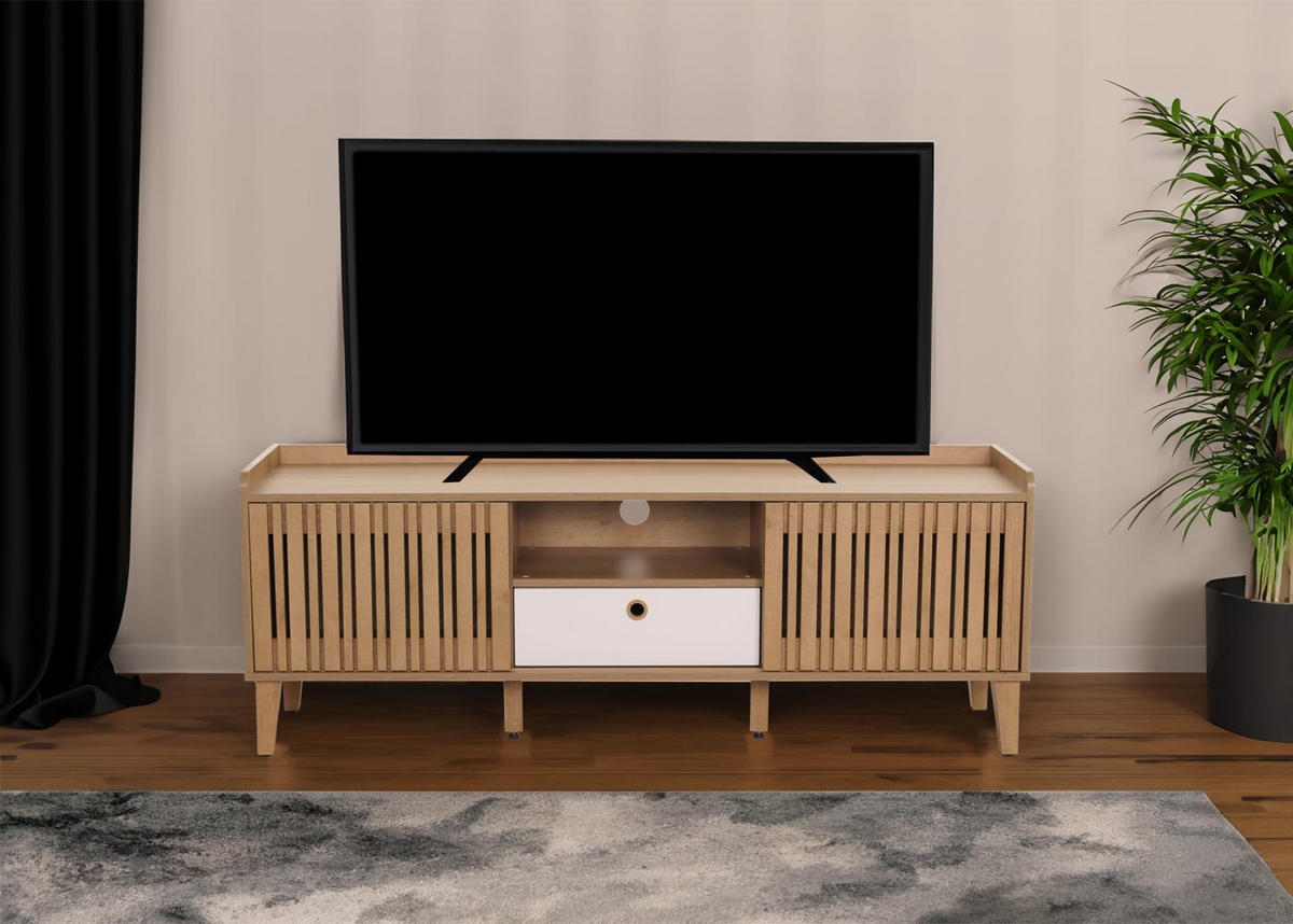 TV-RACK Braun - Braun, Holz (150/56/40cm) - MCW