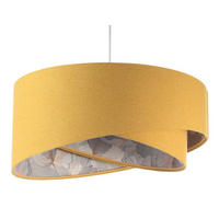 HÄNGELEUCHTE Beige 50/23 cm - Gelb, Kunststoff (50/1.3/23cm) - ONZENO