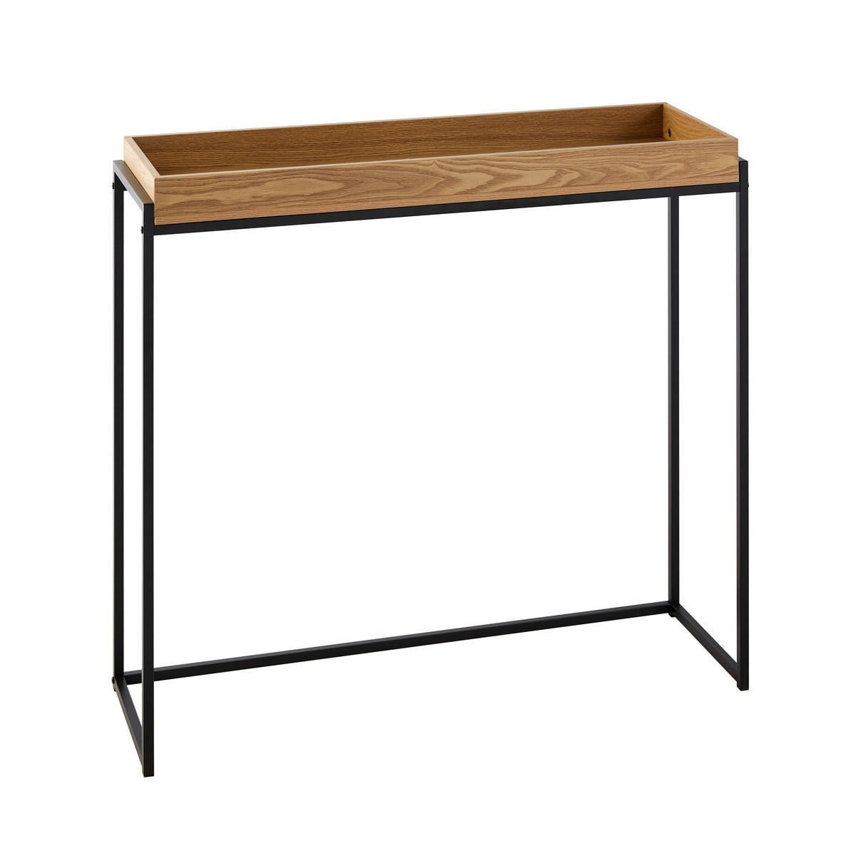 KONSOLE mit erhöhtem Rand - jessie 100/30/90 cm - Eschefarben, Holzwerkstoff (32.5/30/90cm) - Calicosy