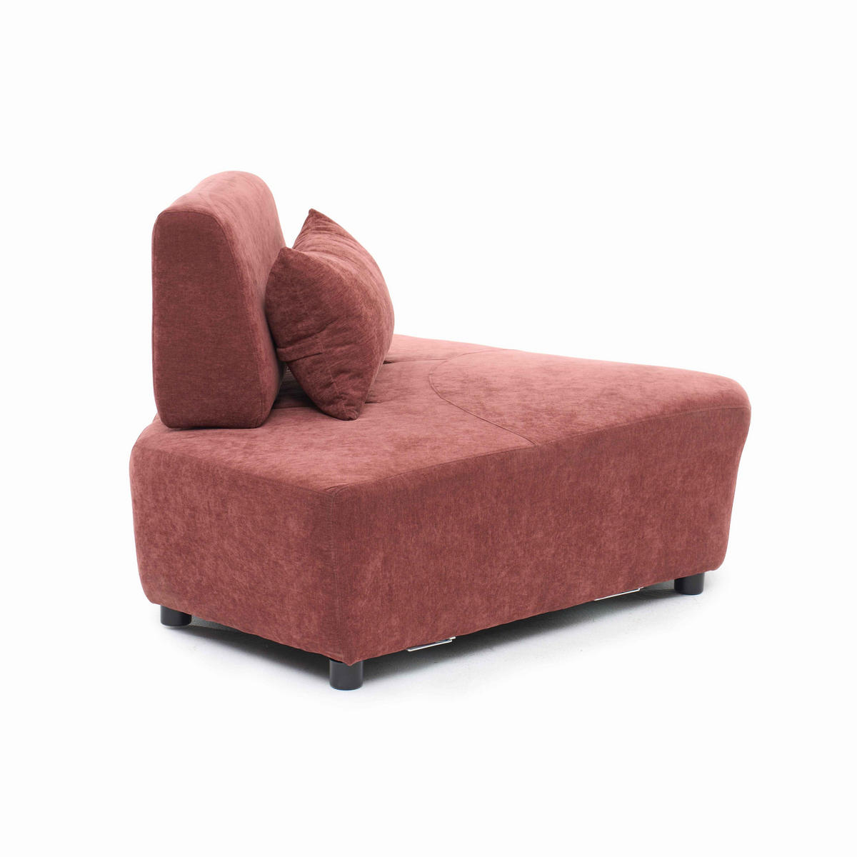 ECKSESSEL, Rot - Rot, Textil (170/82/117cm) - Oviala