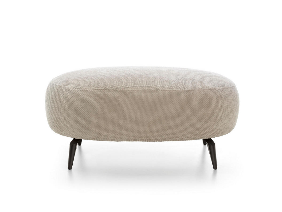 MASSENO Sitzhocker VICO, Modern Polsterhocker, Fußhocker Beige - Beige, Holzwerkstoff/Kunststoff (80/43/100cm) - MASSENO