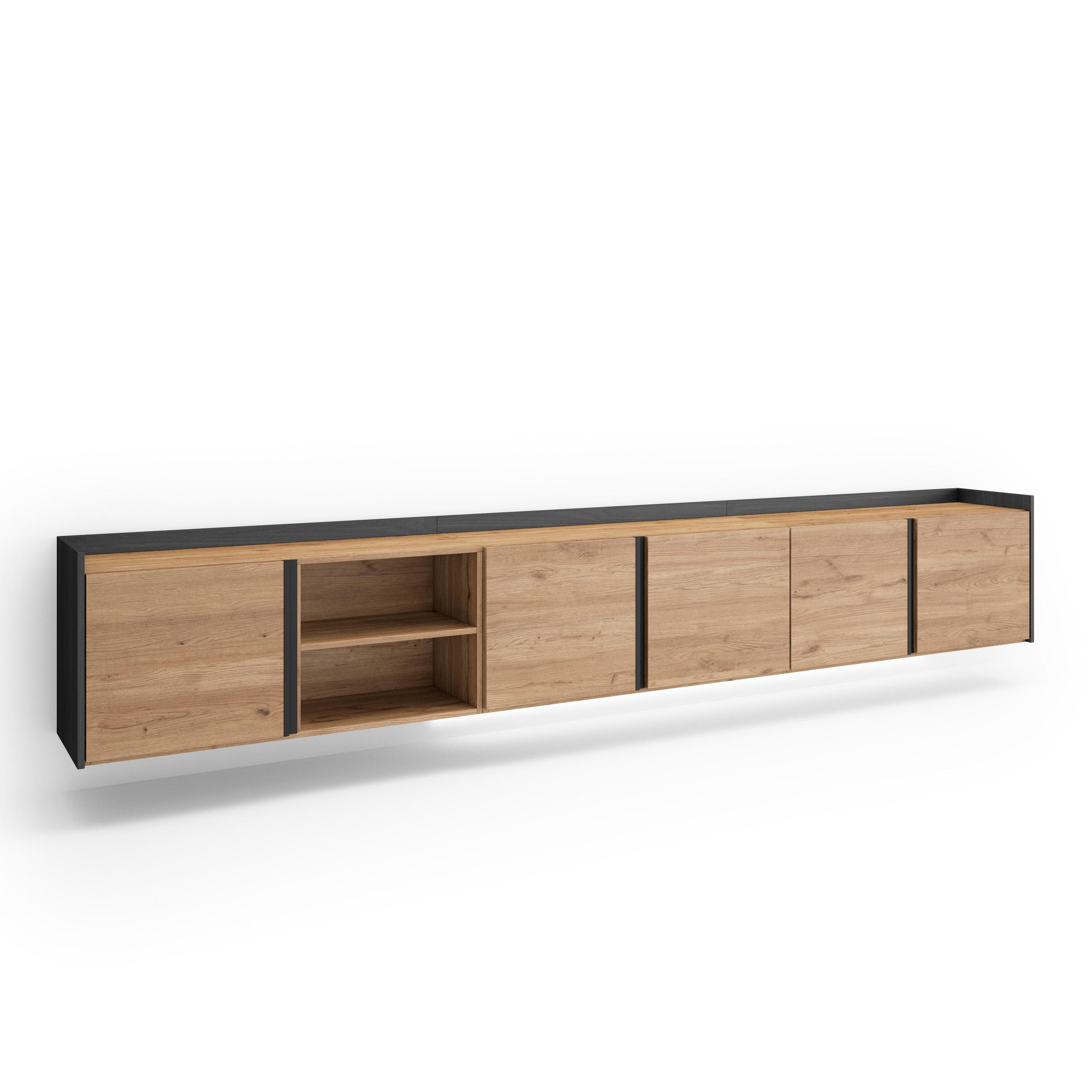 Skraut Home Lowboard, Eiche 309x50x35 cm