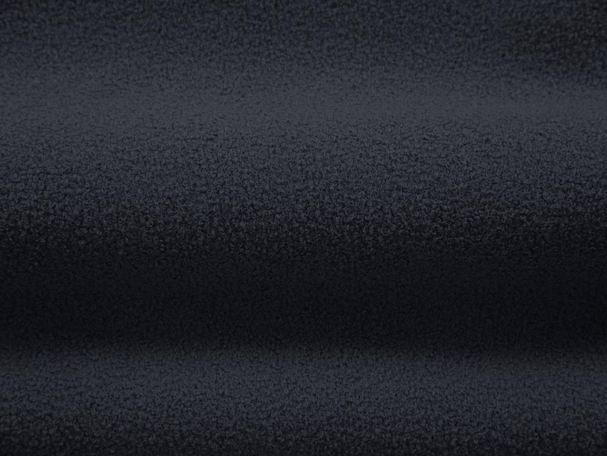DREHSESSEL Chuck aus Boucle dunkelblau - Dunkelblau, Textil (77/80/78cm) - Micadoni