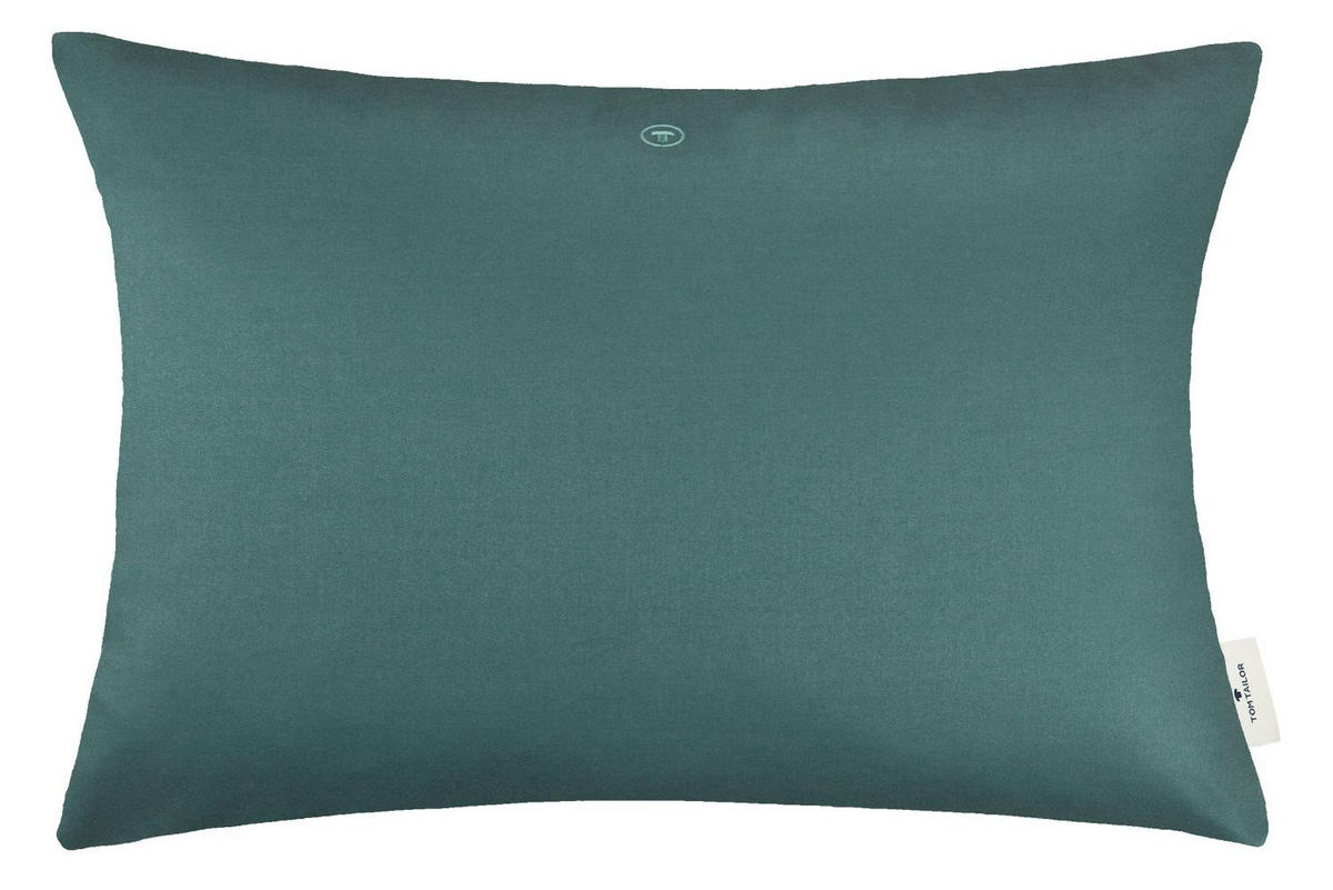 ZIERKISSENHÜLLE Dove Signature dunkelgrün 40x60cm - Dunkelgrün, Textil (40/60cm) - Tom Tailor