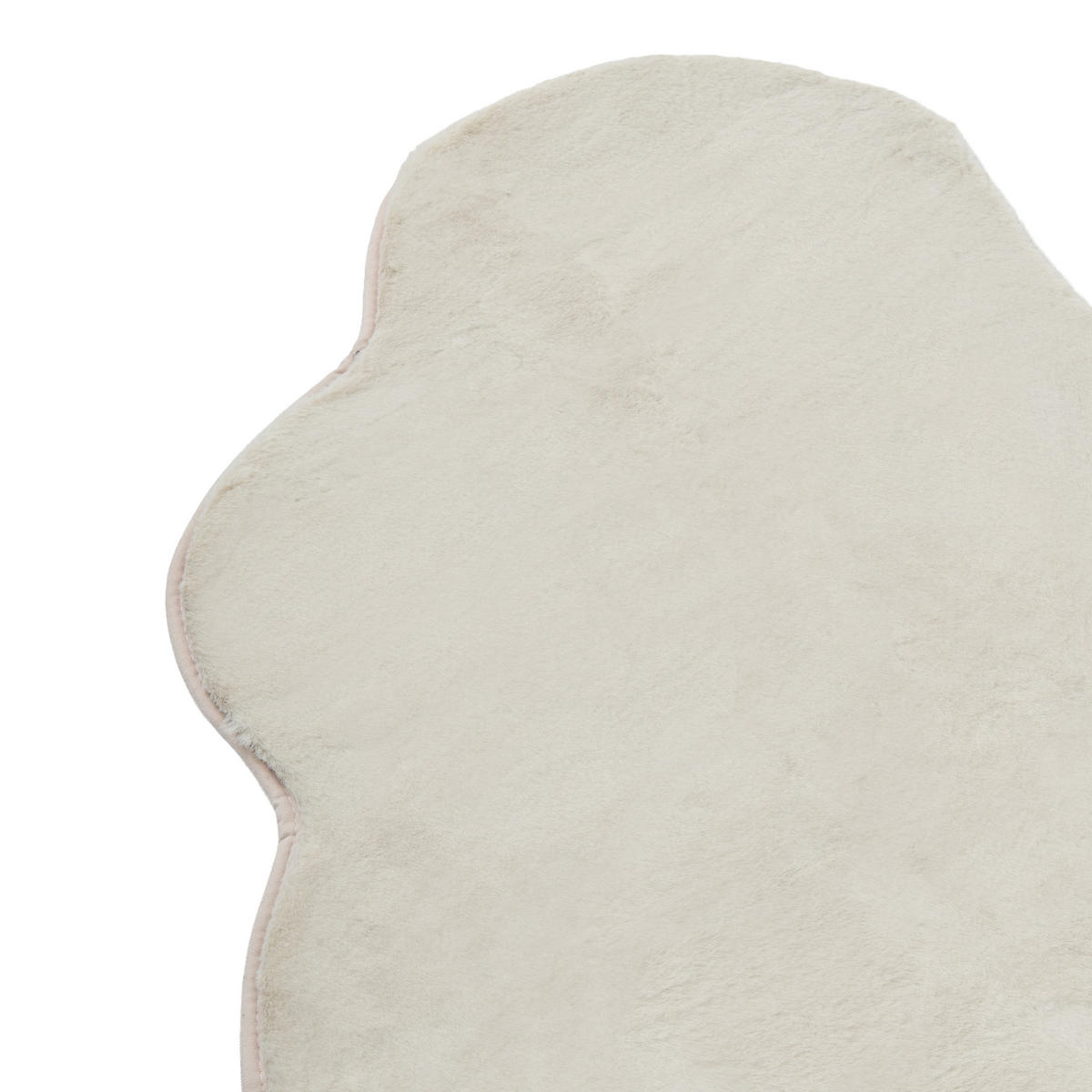 KOBEREC Světle béžový 80/120 cm Parson - béžová, plast (120/80cm) - Beliani