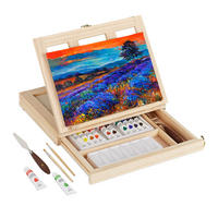 SEVALET Natur set 19-piese - maro deschis, material plastic/lemn - Relaxdays