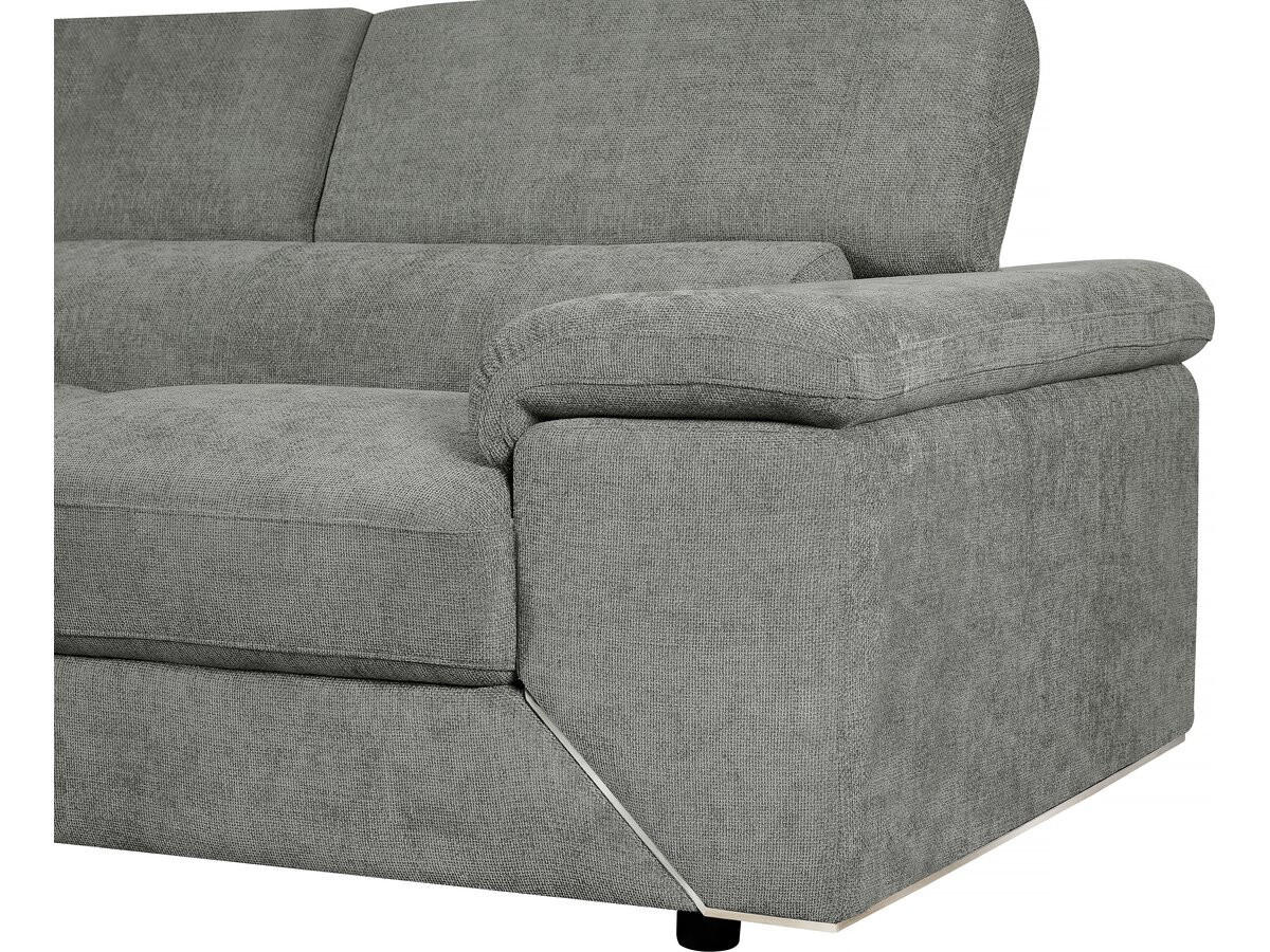 ECKSOFA london Grau - Grau, Textil (166/266cm) - Habitat Garten