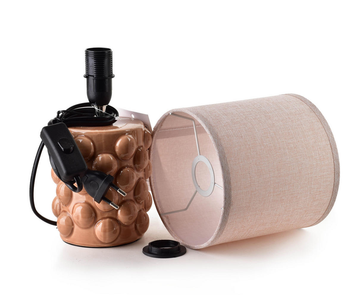 TISCHLAMPE Braun 10/14/28.5 cm Keramik - Braun, Keramik (10/14/28.5cm) - Mondex