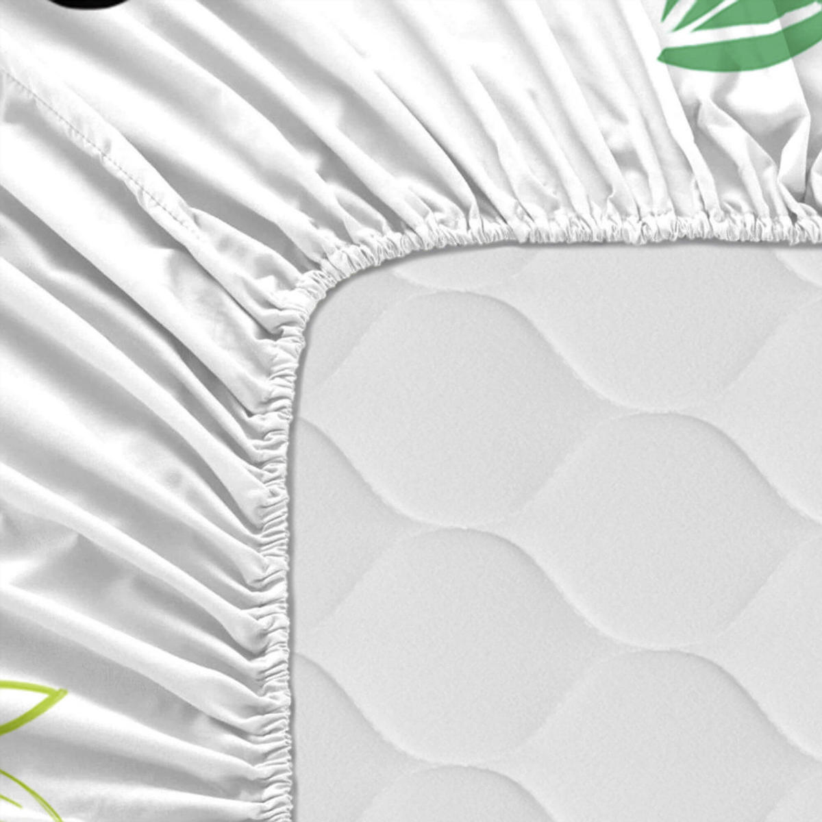 SPANNBETTTUCH panda garden 60x120x14 cm (kinderbett) mehrfarbig - Multicolor, Textil (60/120cm) - Happy Friday