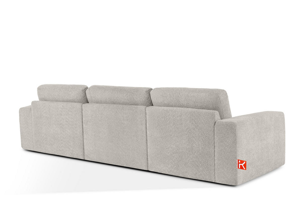 3-SITZER SOFA ZUCCO, Braun - Braun, Holz/Holzwerkstoff (292/85/100cm) - KONSIMO®