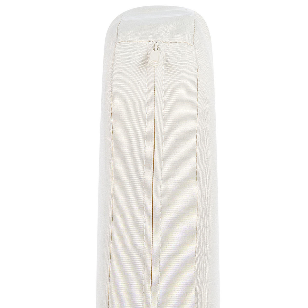 BALKONSET 2-Sitzer Rattan natürlich Auflagen hellbeige Gargano - Beige/Naturfarben, Kunststoff/Textil - Beliani