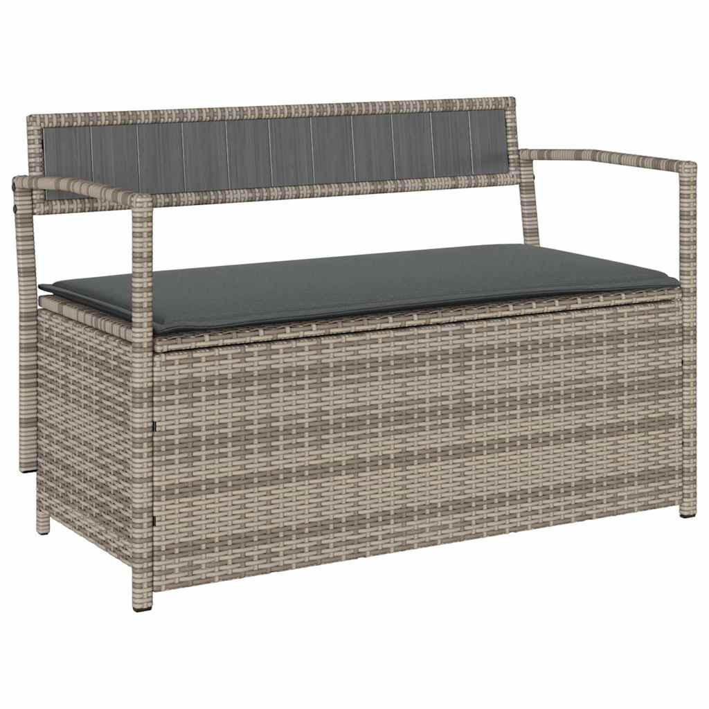 vidaXL Gartenbank Grau 54x74x111.5 cm
