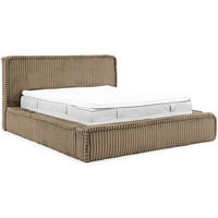 POLSTERBETT MESUT - Braun, Textil (120/200cm) - Meblini