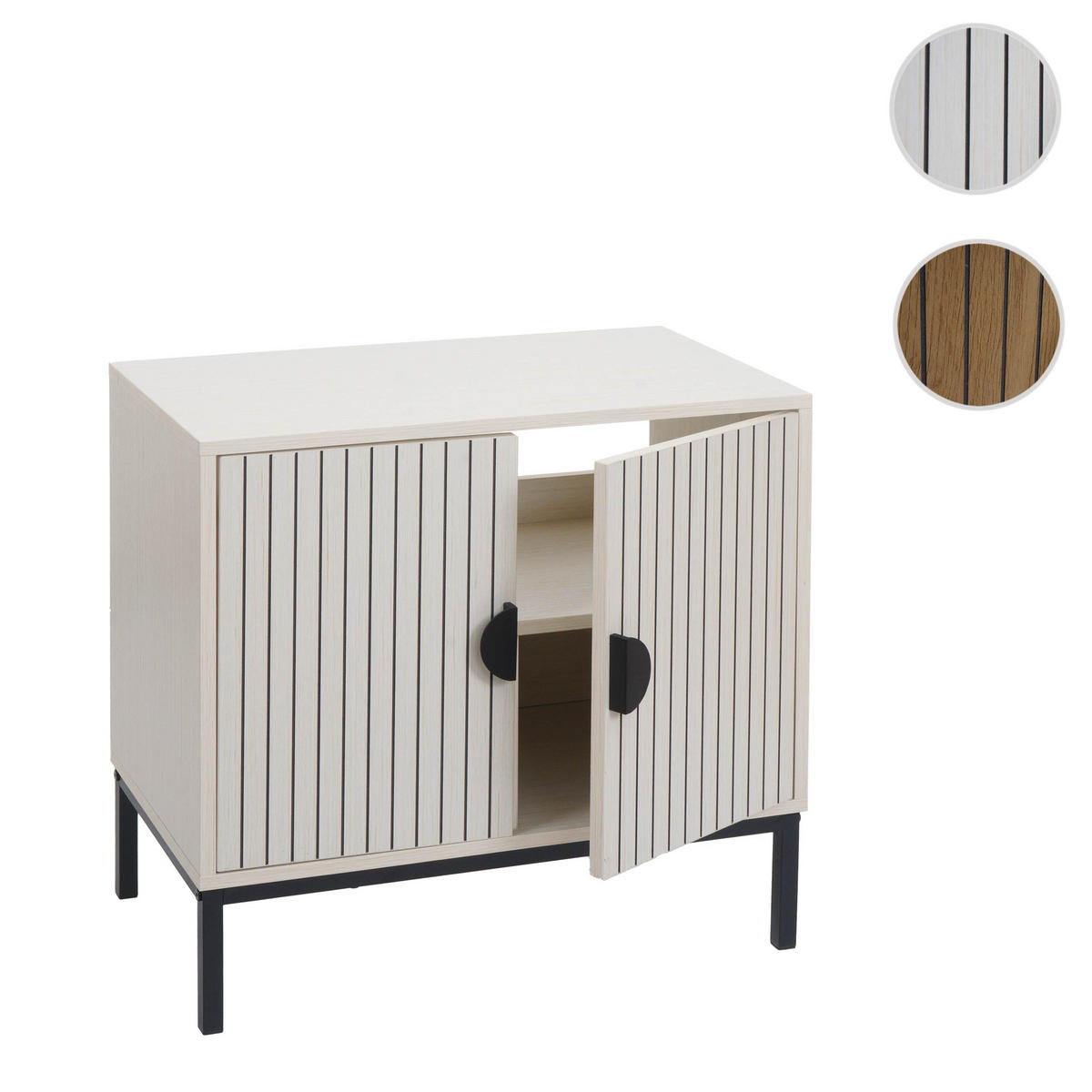 UNDERSKÅP TILL TVÄTTSTÄLL Beige - Beige, Metall (63/61/35cm) - MCW