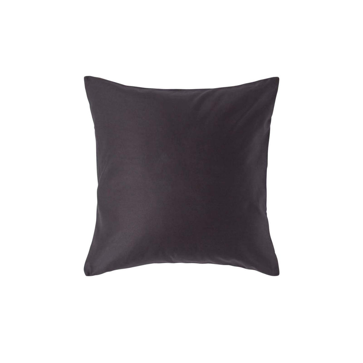 KISSENBEZUG Premium, Ägyptische Baumwolle, Fadendichte 1000 - Anthrazit, Textil (40/40cm) - Homescapes