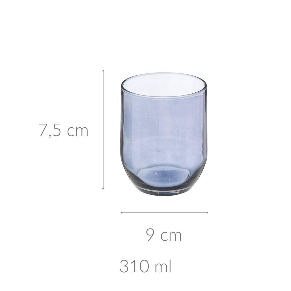 TRINKGLAS 310 ml - Blau, Glas (9.2L) - Secret de Gourmet