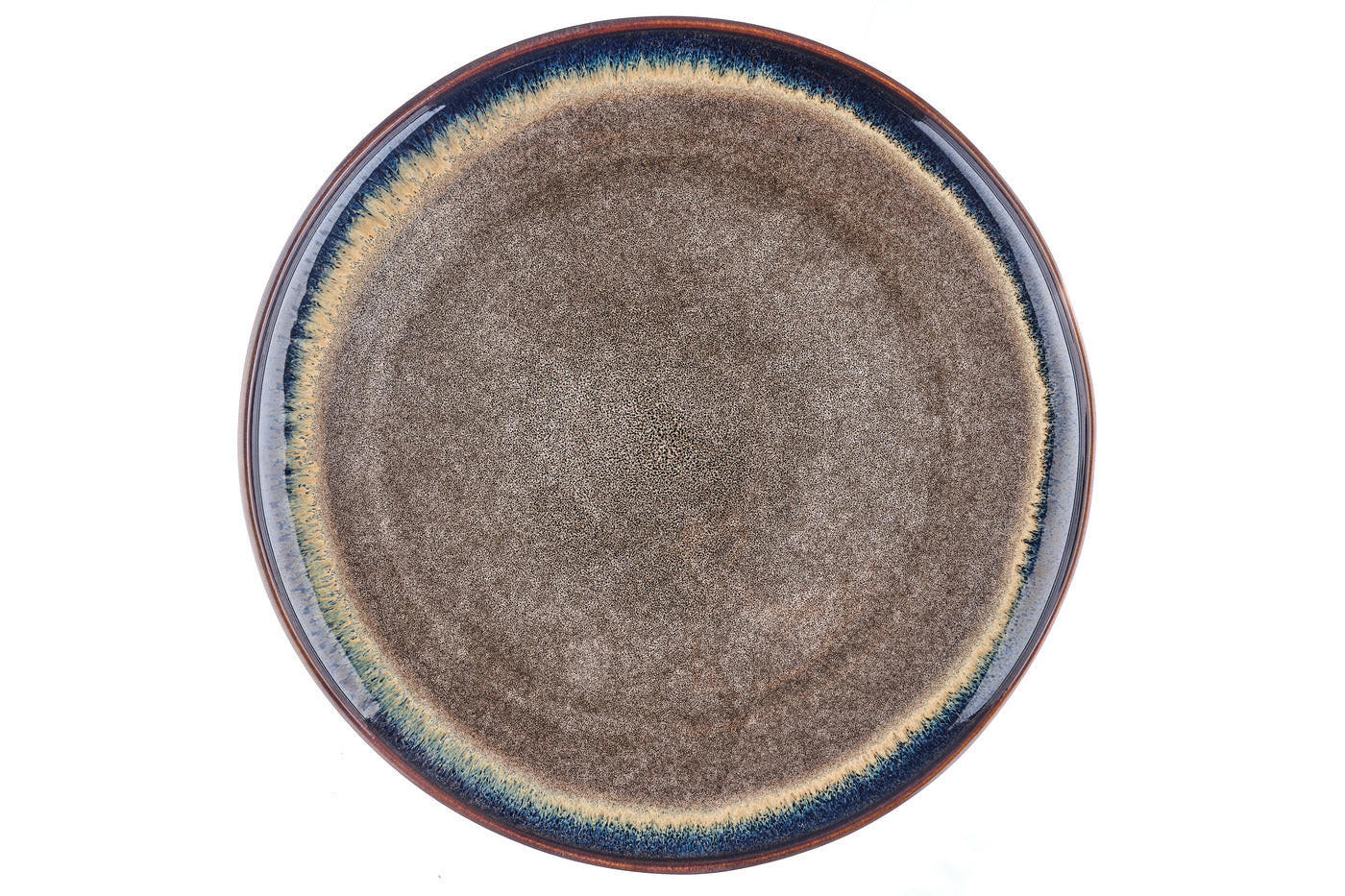 SERVIERPLATTE Genesis Ø33cm - Basalt - Braun, Keramik (33/3.5/33cm) - Björn