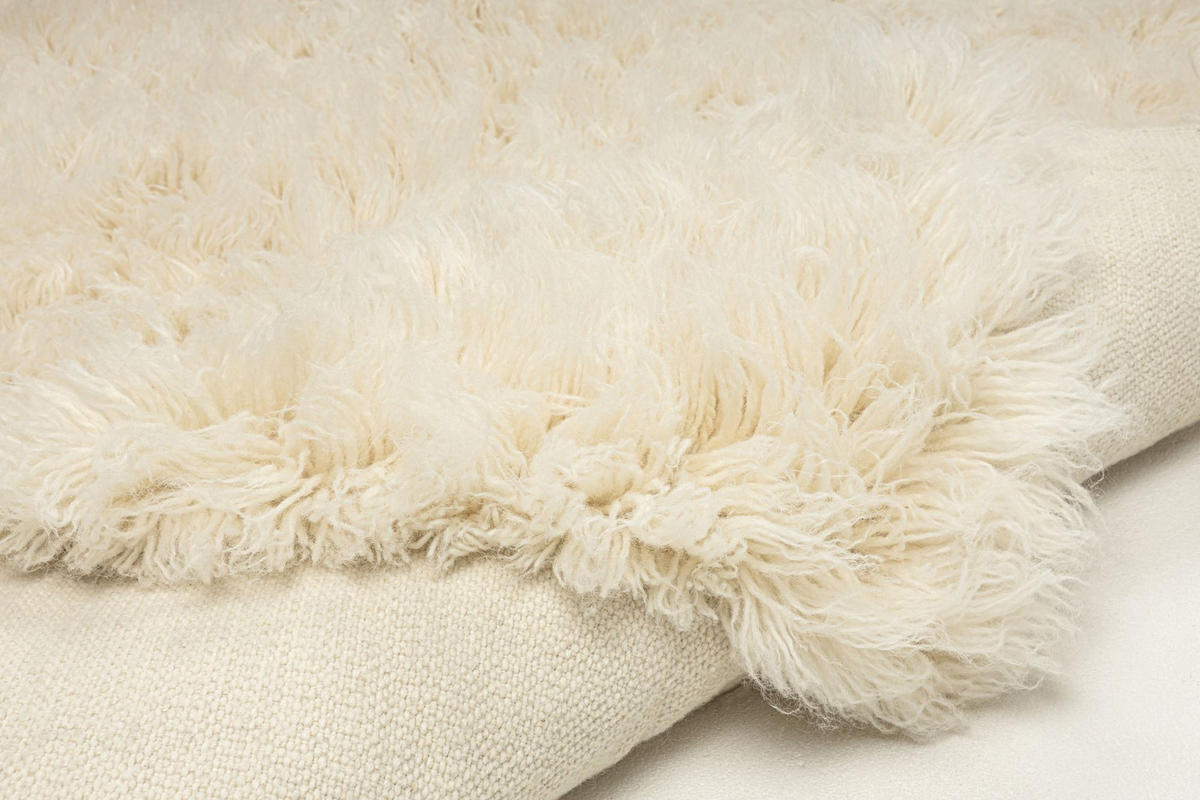 TEPPICH Luxus Flokati 2500 40x60 cm - Champagner, Textil (40/60cm) - Rug and Roll