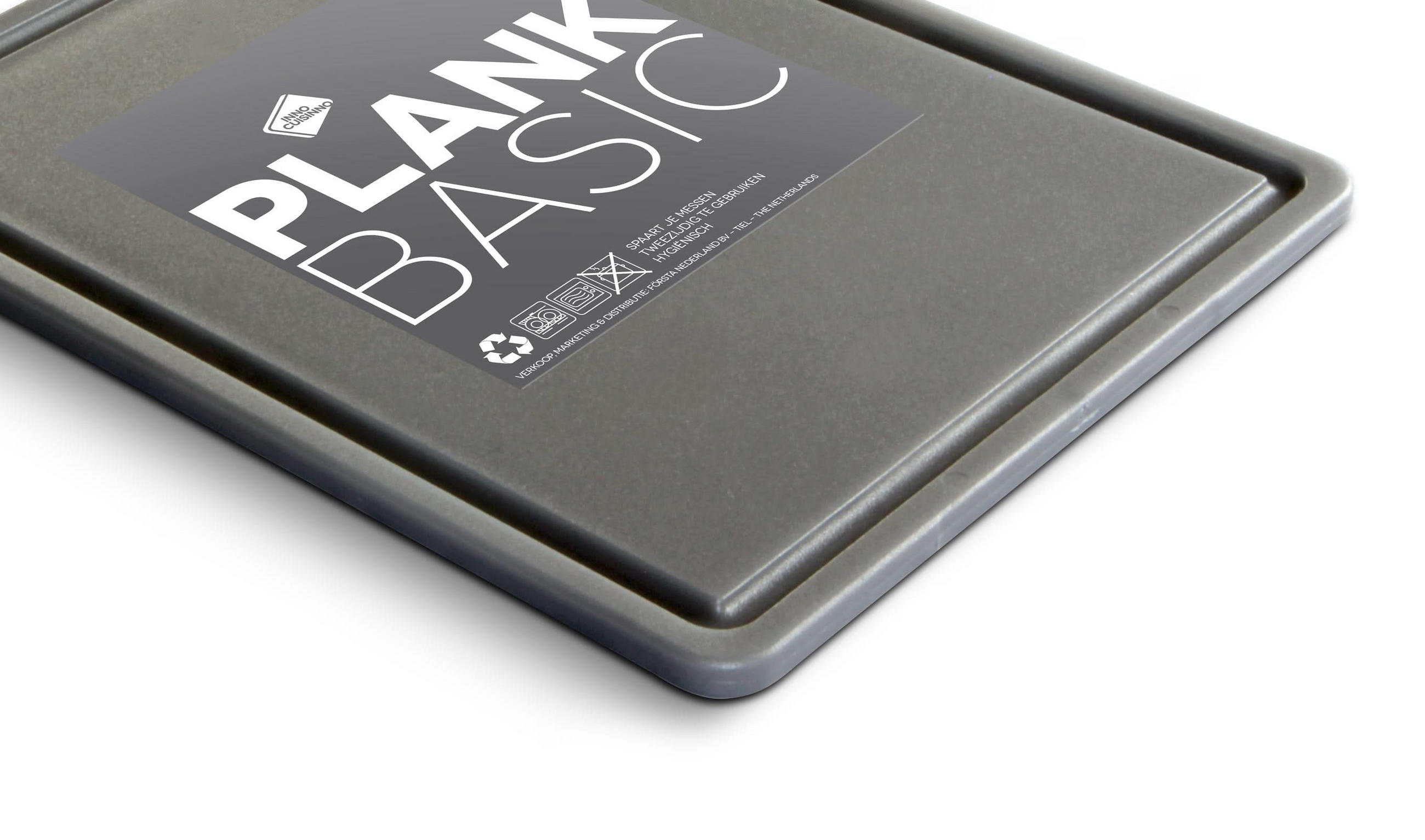 SCHNEIDEBRETT er Basic - 35 x 25 cm - Grau - 2 Stück - Grau, Kunststoff (25/35cm)