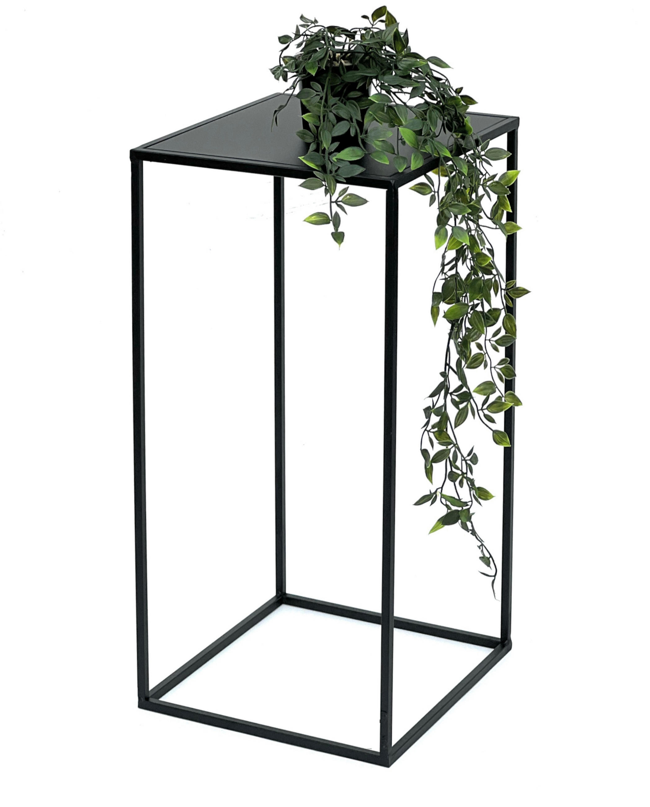DanDiBo Blumenhocker Schwarz 32x60x32 cm