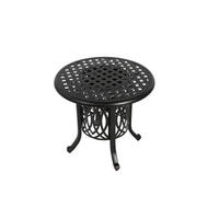 GARTEN BEISTELLTISCH Aluminium Bronze - Braun, Metall (55/55/49cm) - ComfortXL