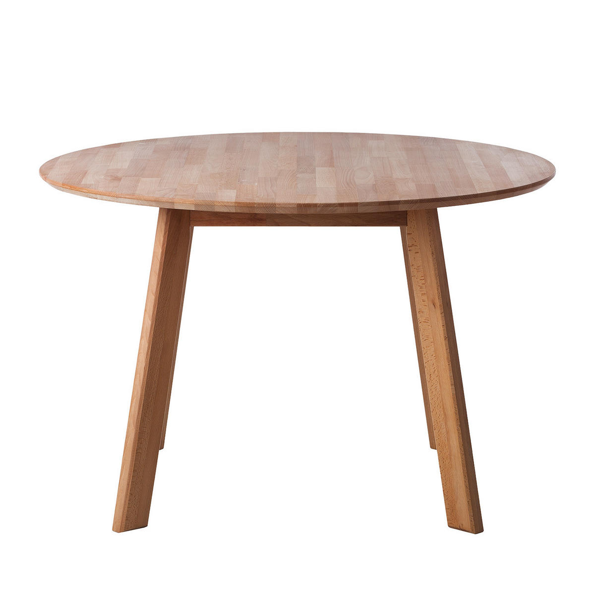 ESSTISCH - Massivholz - Buchefarben, Holz (120/120/75cm) - home24