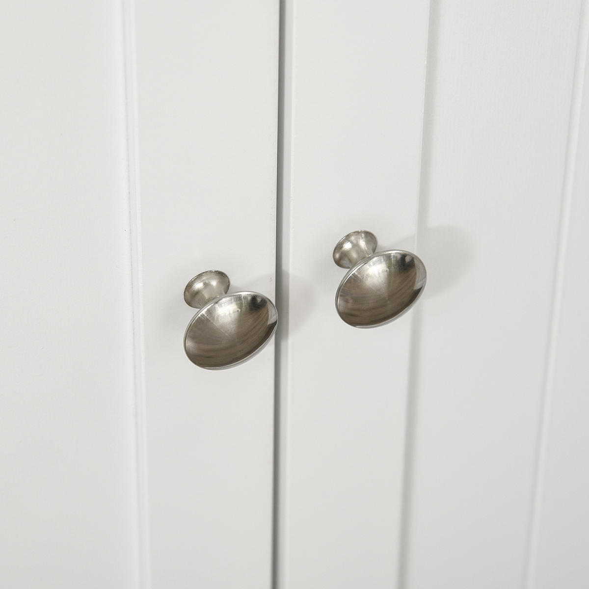 MEHRZWECKSCHRANK DE-11152 5 Böden Weiß - Weiß, Holzwerkstoff (30/104/60cm) - ComfortXL