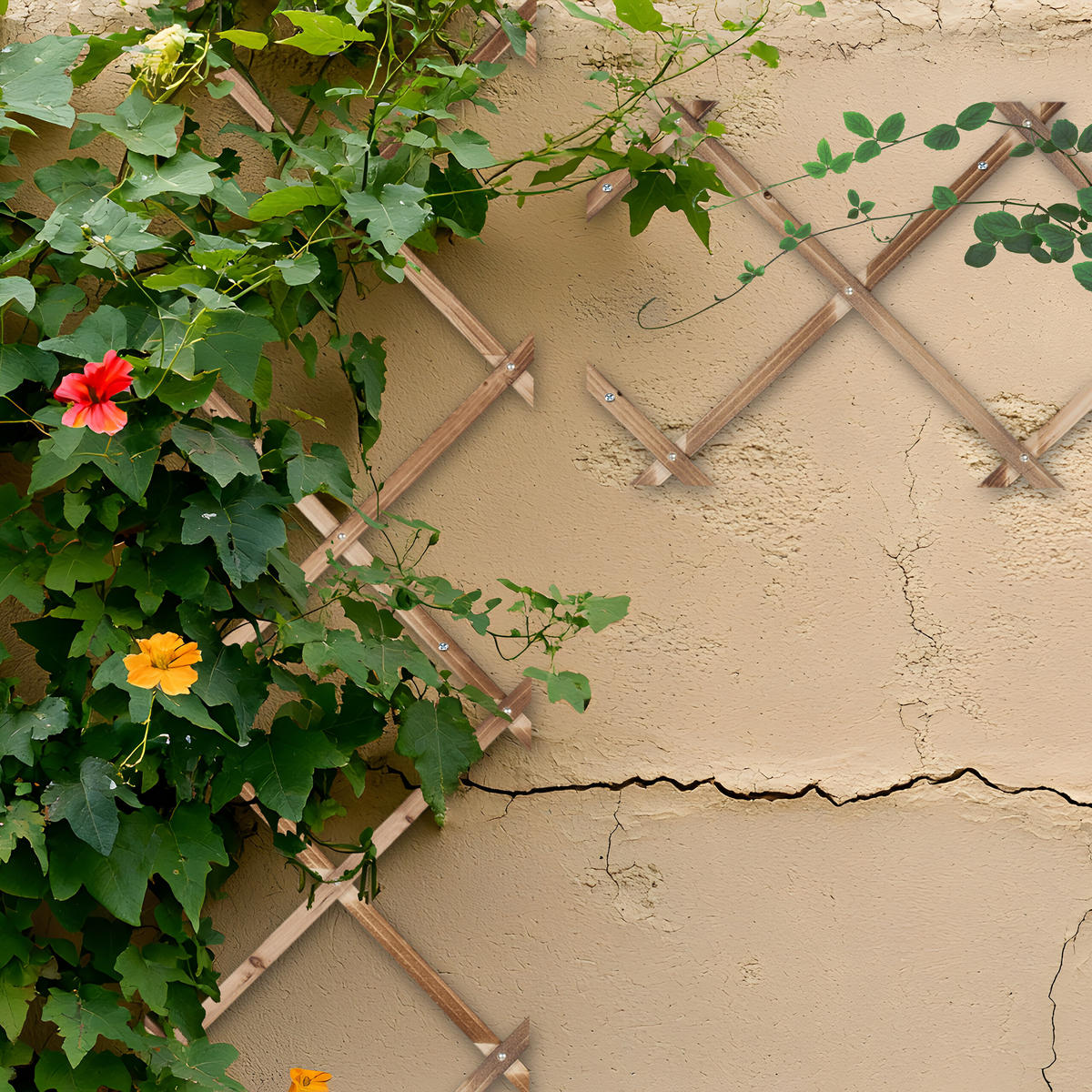 3XREŠETKE - višebojno, drvo (30/180/1cm) - Relaxdays