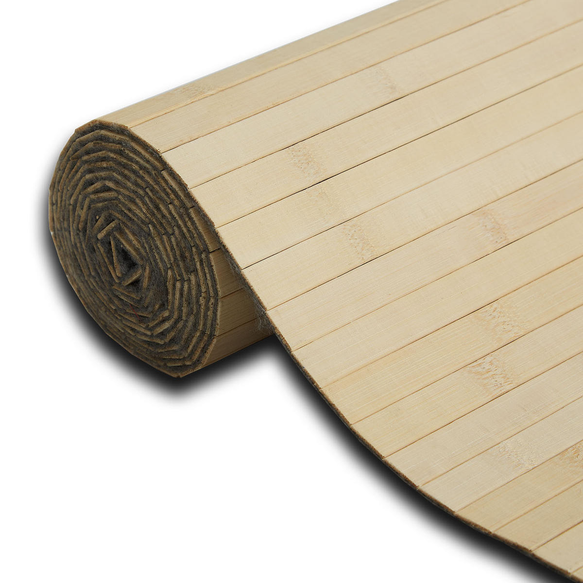 PARAVENT 250/200 cm Braun Raumteiler Bambus - Naturfarben, Naturmaterialien (250/200/1cm) - Homestyle4u