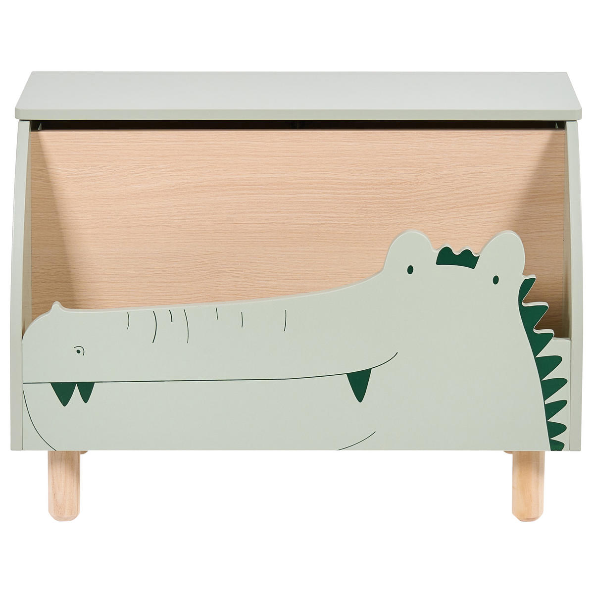 BEDNA NA HRAČKY 44 cm Světle zelená Tilba - světle zelená, kompozitní dřevo (60/44/30cm) - Beliani